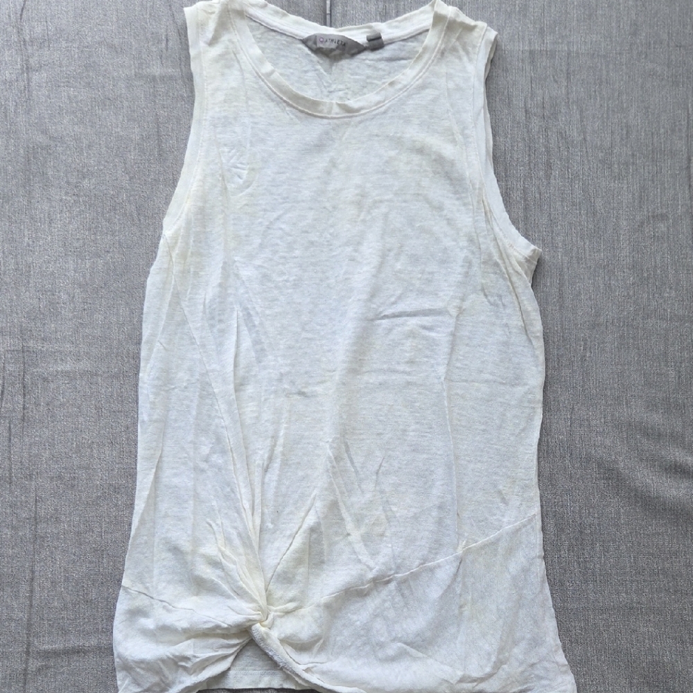 Elegant White Sleeveless Top